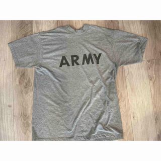 ミリタリー(MILITARY)のUS.ARMY ユーエスアーミー IPFUアメリカ軍物  杢グレー 半袖Tシャツ(Tシャツ/カットソー(半袖/袖なし))