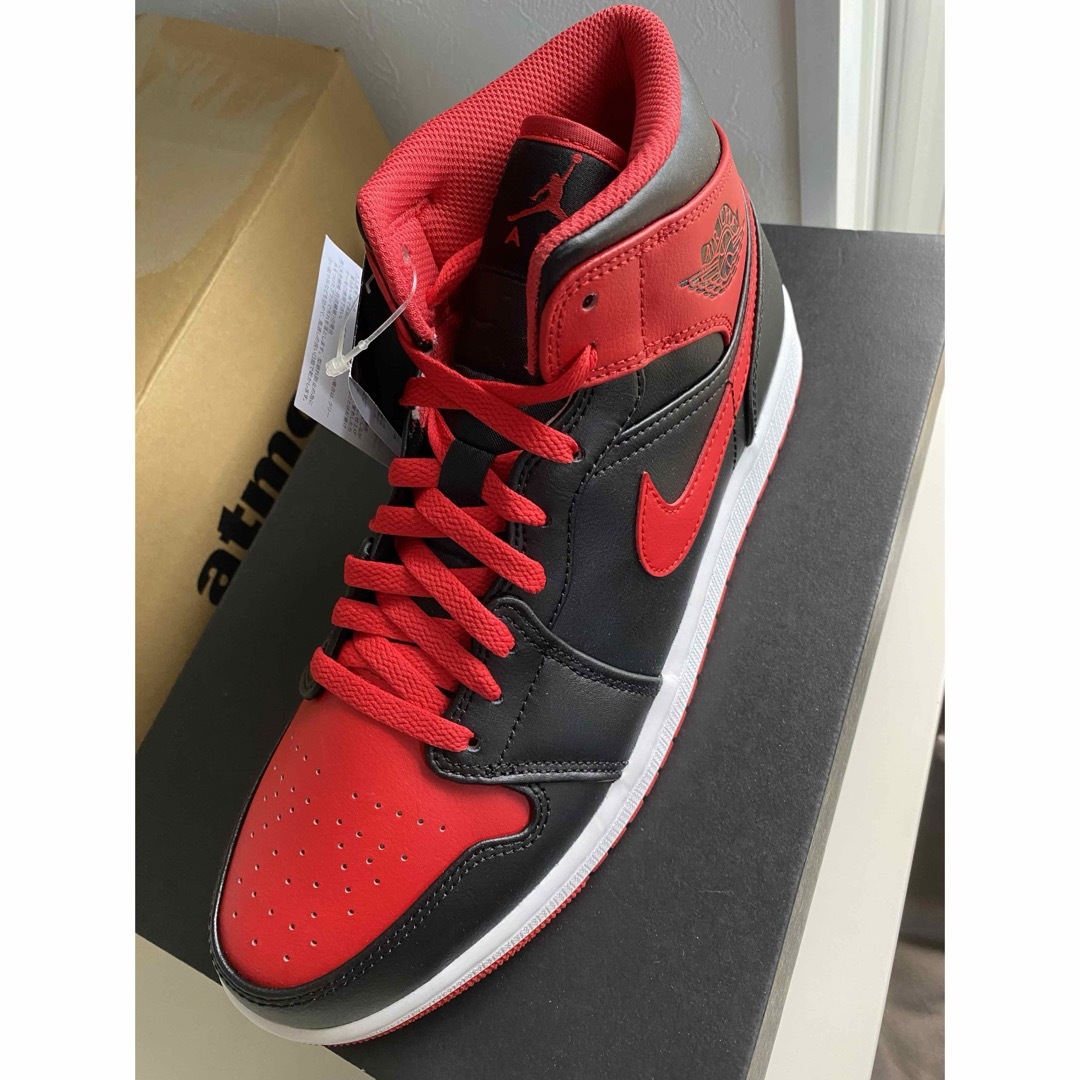 Jordan 1 mid black fire 28.5cmSLAMDUNK