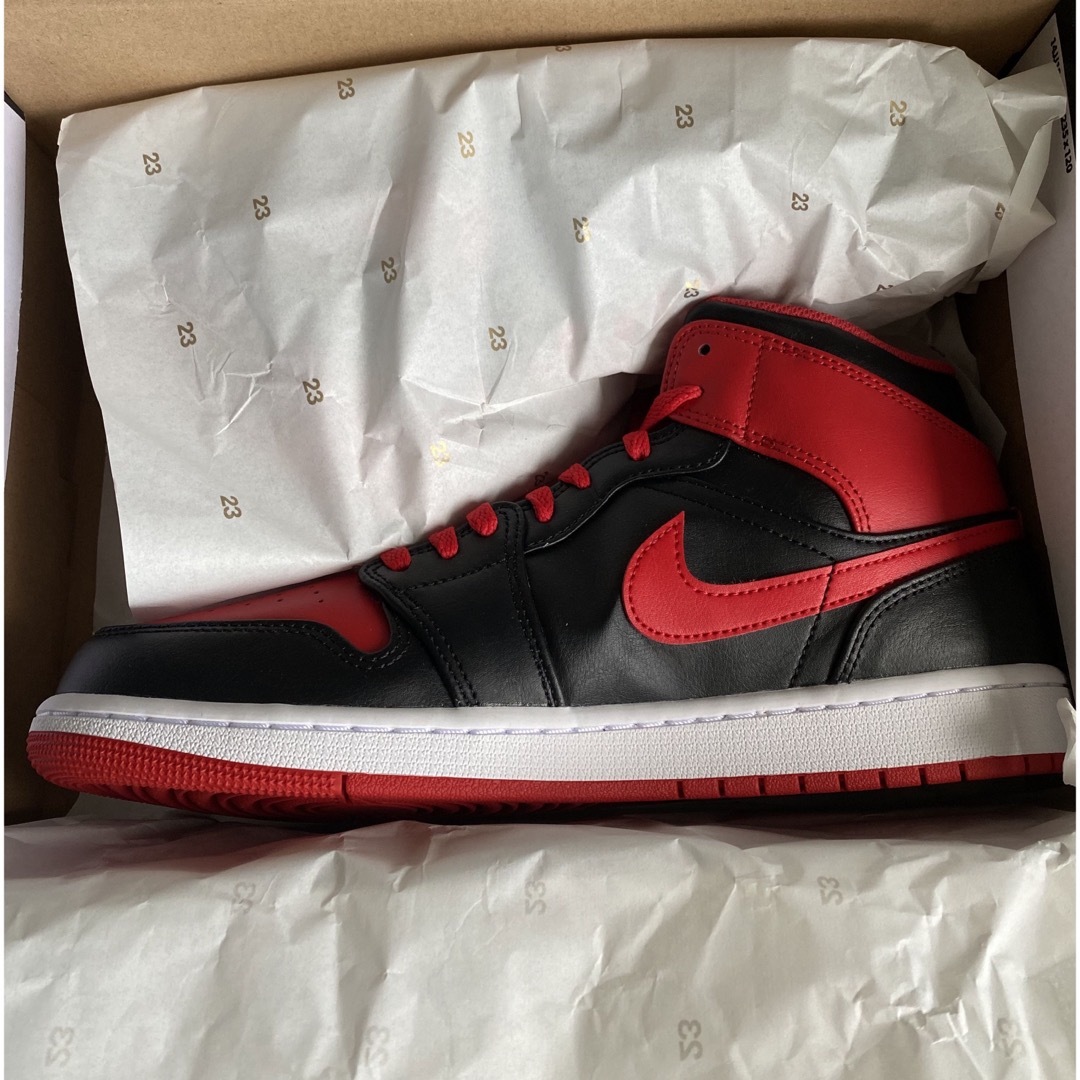 Jordan 1 mid black fire 28.5cmSLAMDUNK