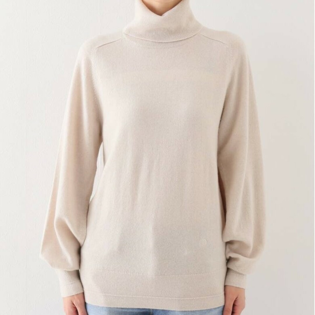 L'Appartement DEUXIEME CLASSE(アパルトモンドゥーズィエムクラス)のアパルトモン　マリア マクマヌス　TURTLE NECK 12GG KNIT レディースのトップス(ニット/セーター)の商品写真