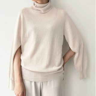 アパルトモンドゥーズィエムクラス(L'Appartement DEUXIEME CLASSE)のアパルトモン　マリア マクマヌス　TURTLE NECK 12GG KNIT(ニット/セーター)