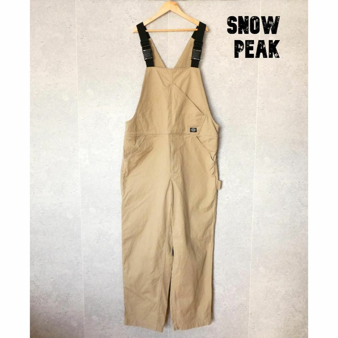 良品 綺麗 Snow Peak コットン サロペット オーバーオール