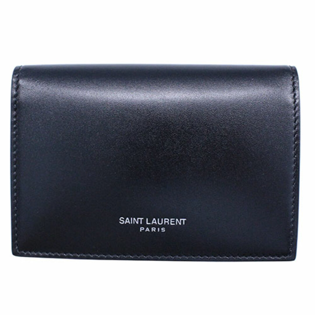 サンローラン SAINT LAURENT カードケース レディース メンズ ブランド ブラック 469338 黒 ビジネス 名刺入れ パスケース シンプル フォーマル