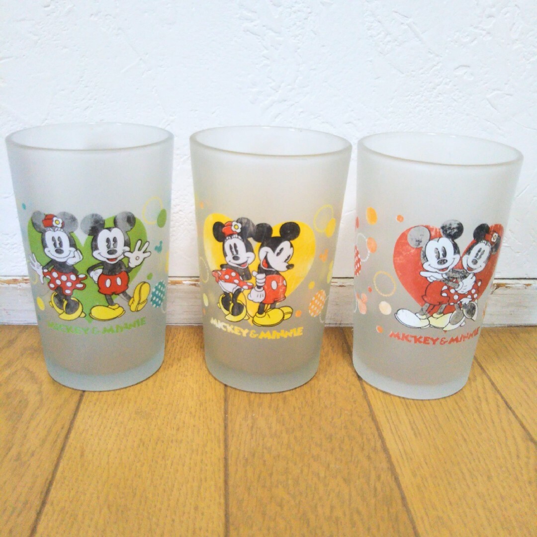 Disney(ディズニー)のディズニー　3点セット　グラス　コップ　ビンテージ　ディズニービンテージ　レア品 インテリア/住まい/日用品のキッチン/食器(グラス/カップ)の商品写真