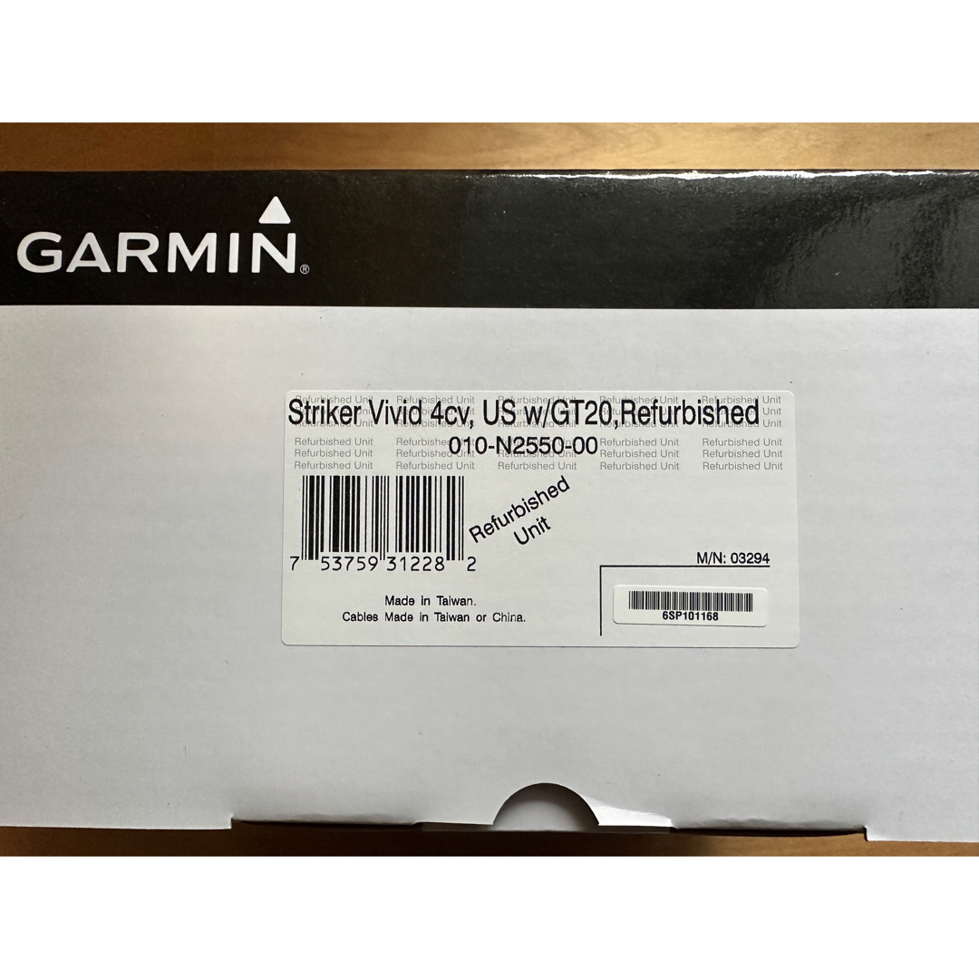 GARMIN - 限定特価！リフレッシュ品 ストライカービビッド4cv+GT20-TM