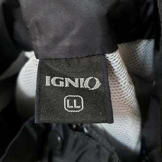 イグニオ(Ignio)の'新品　メンズ　レインスーツ　ブラックLL(レインコート)