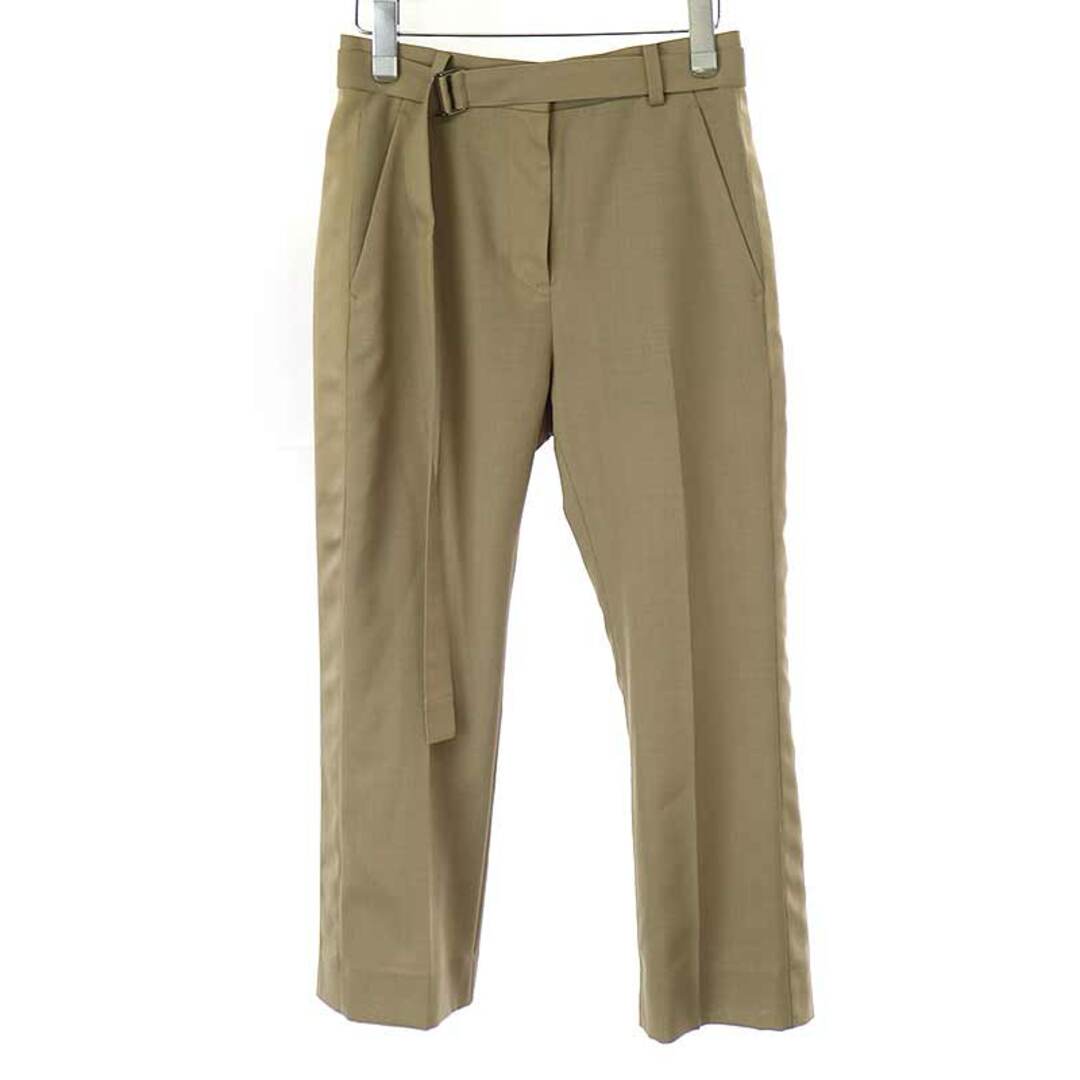 sacai(サカイ)のsacai サカイ 23SS Suiting Pants ベルテッドラインパンツ ベージュ 0 レディースのパンツ(その他)の商品写真