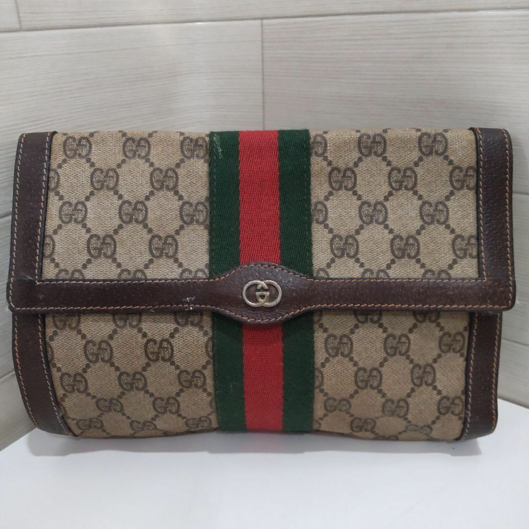 Gucci - グッチ オールドグッチ パフューム セカンドバッグ TJ68の通販 ...