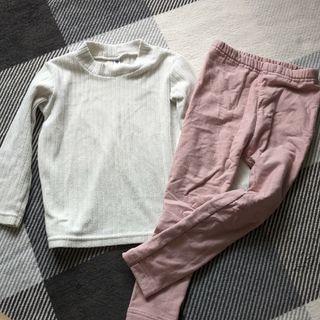 ユニクロ(UNIQLO)のUNIQLO フリース パンツセット 100(ニット)