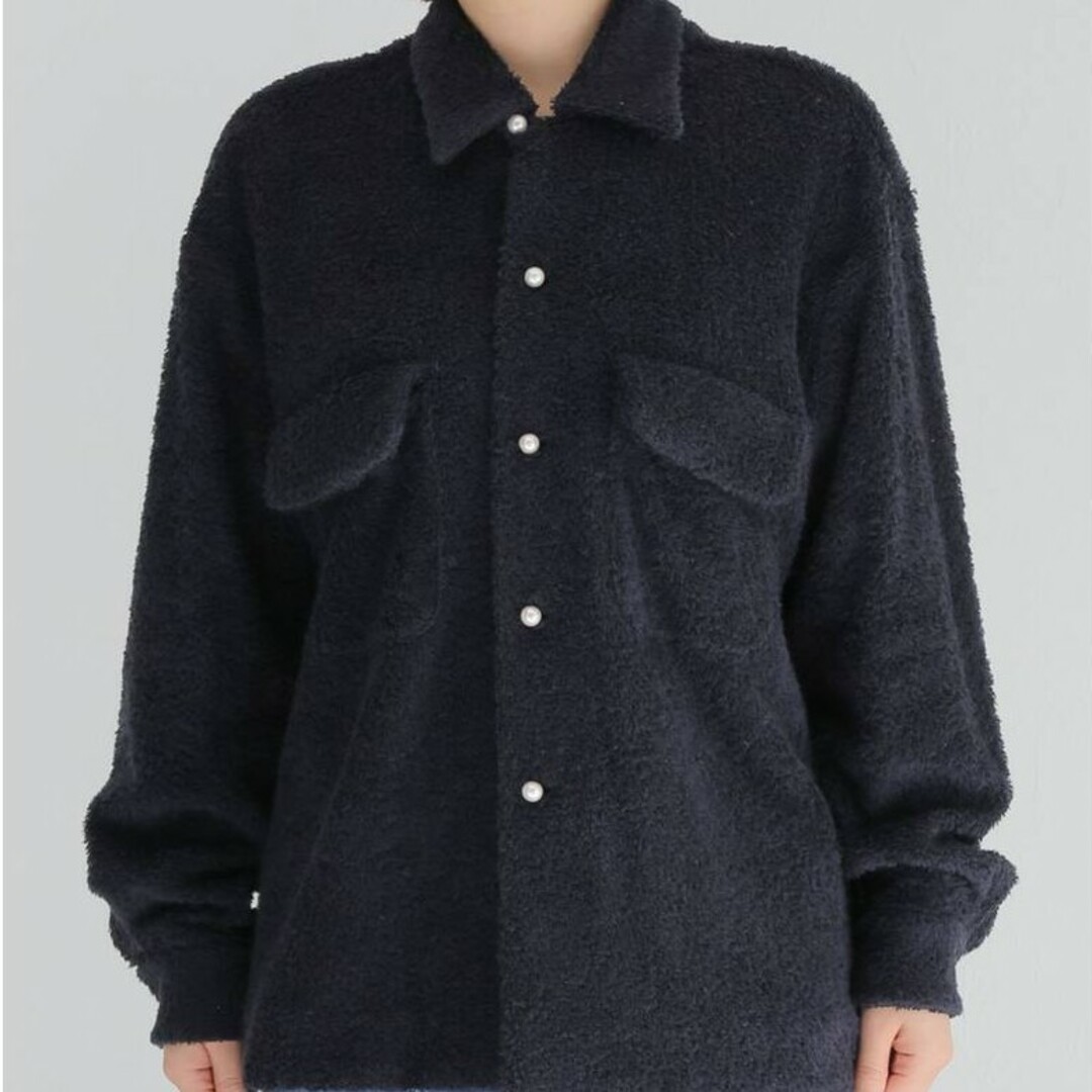 マディソンブルー FLAP POCKET PILE シャツ マディソンブルー FLAP POCKET PILE シャツ