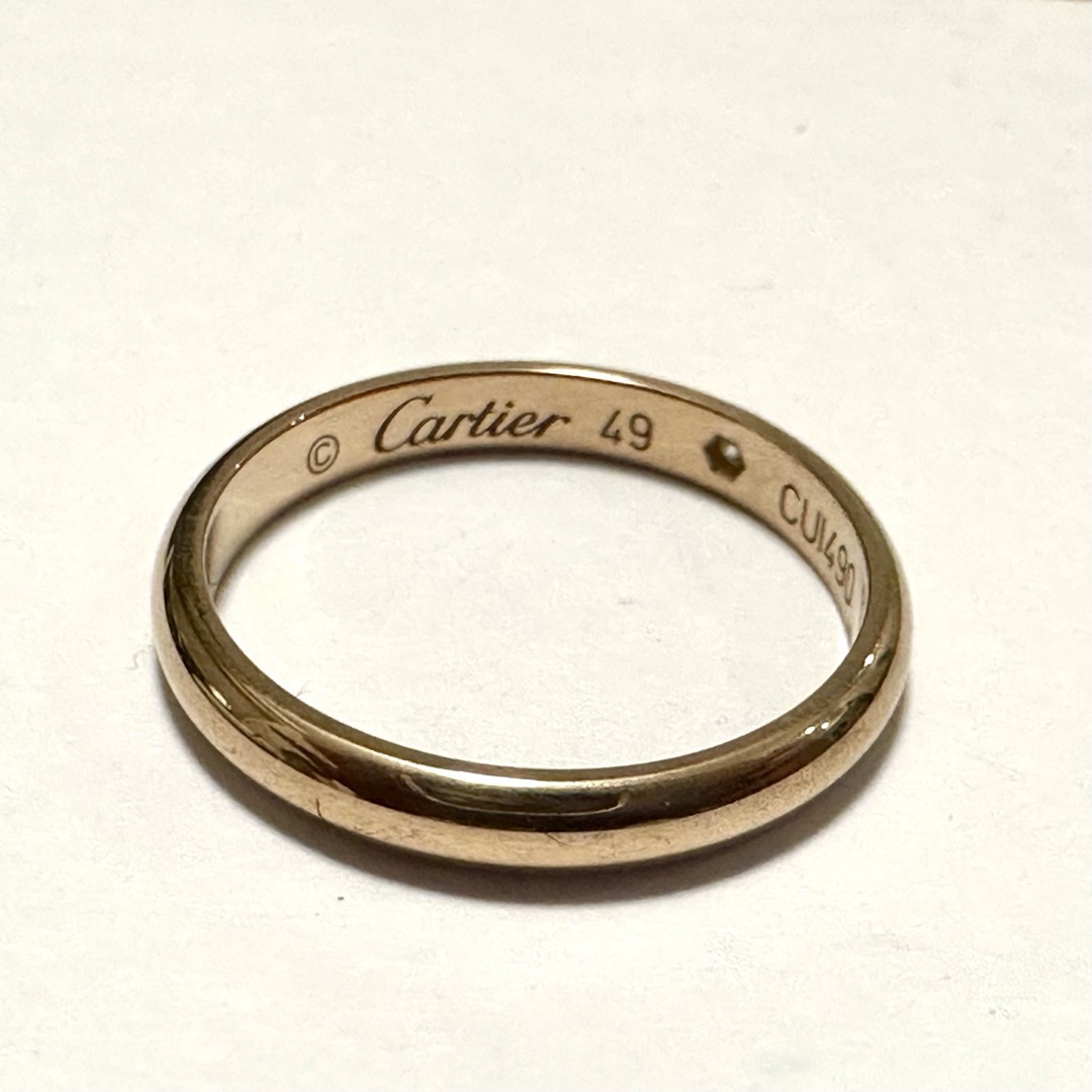 Cartier(カルティエ)のカルティエ 1895 1p 9号ダイヤ ウェディング リング レディースのアクセサリー(リング(指輪))の商品写真