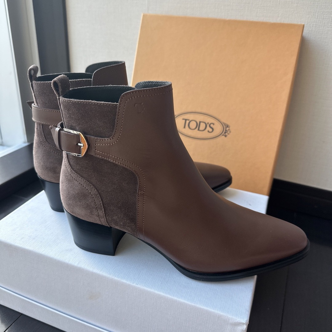 TOD'S - TOD'S スエードレザーブーツ 38の通販 by ちぴろ's shop