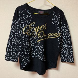 バックレース切り替えロンT(Tシャツ/カットソー)