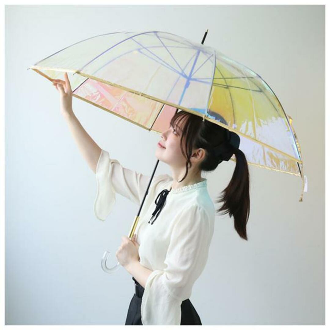 ワールドパーティー W by Wpc. パイピングオーロラ長傘 レディースのファッション小物(傘)の商品写真