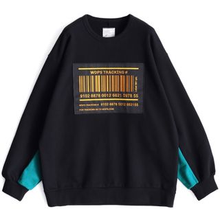 SHAREEF BARCODE BIG SWEAT バーコードスウェット