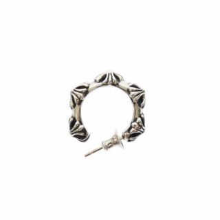 クロムハーツ(Chrome Hearts)のクロムハーツ CHROME HEARTS HOOP CROSS SML ピアス(ピアス(両耳用))