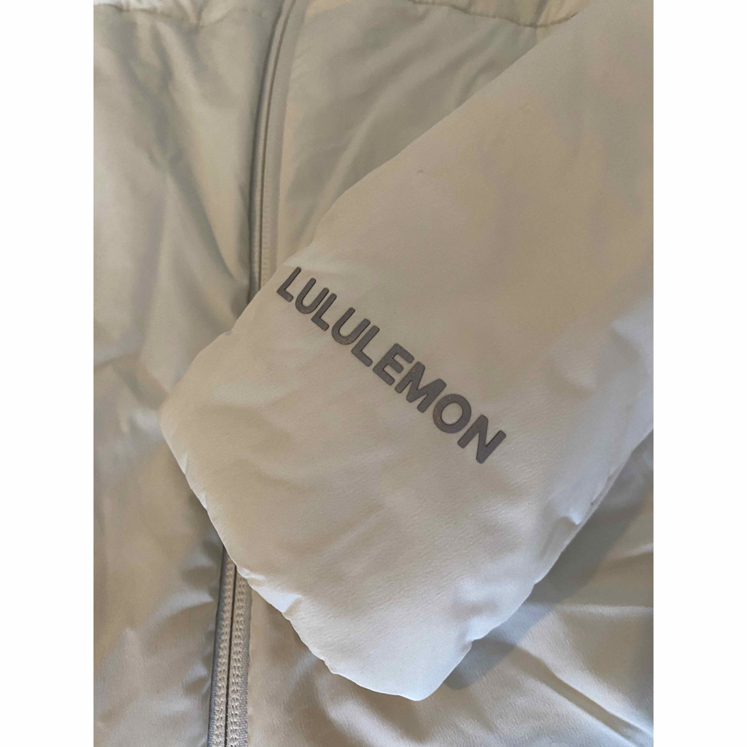 lululemon　メンズダウン　ホワイト　値下げ！