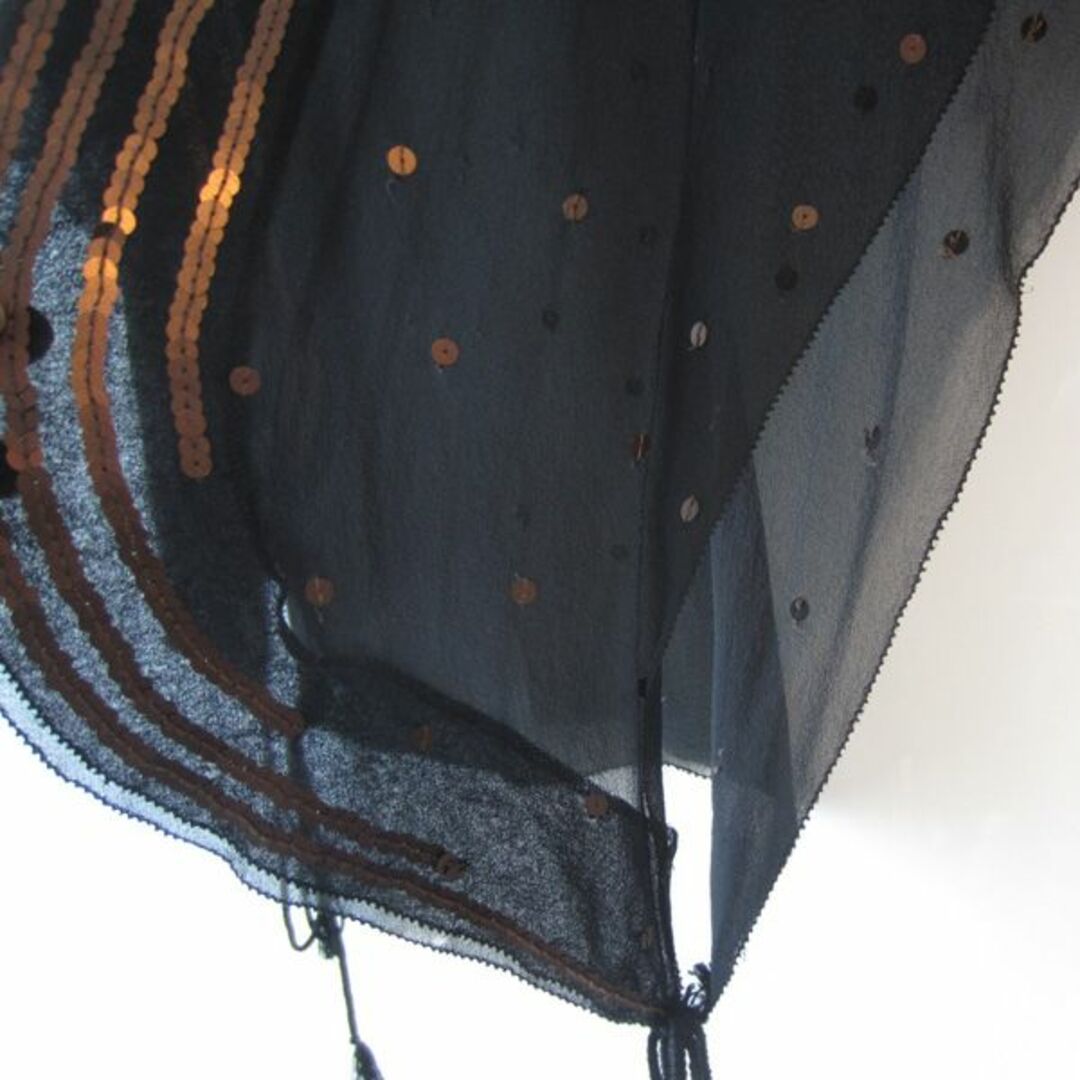 UNITED ARROWS(ユナイテッドアローズ)の美品　UNITED ARROWS PINK LABEL  シースルーボレロ　黒　 レディースのトップス(ボレロ)の商品写真