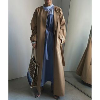 アメリヴィンテージ(Ameri VINTAGE)のAMERI BUD SLEEVE GATHER COAT(ロングコート)