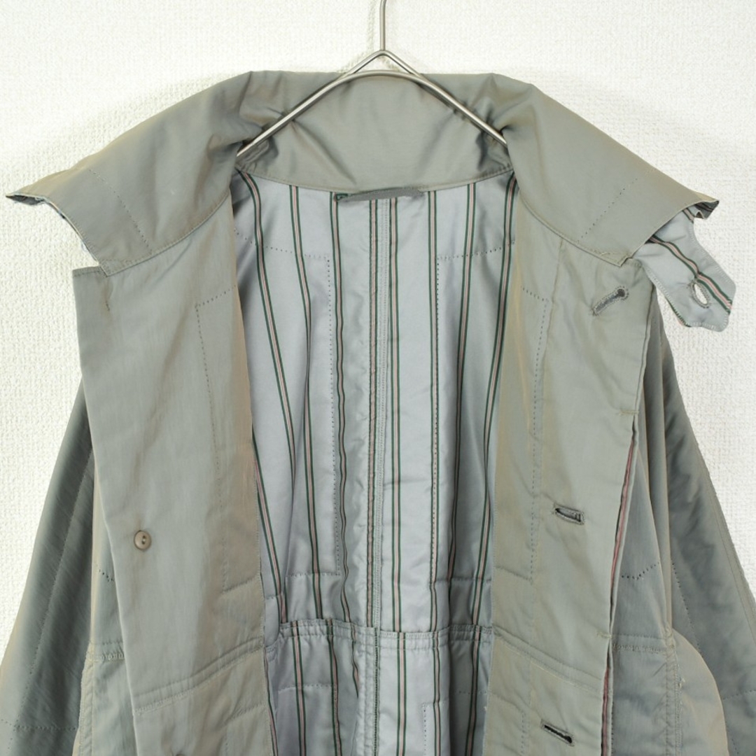★PLEATS PLEASE イッセイミヤケ★中綿 ステッチ ロングコート 玉虫 8