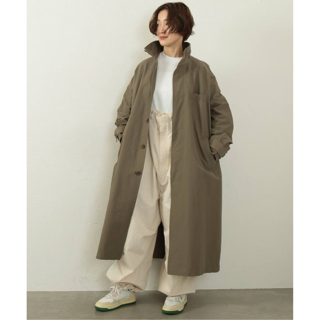 journal standard luxe グログランワッシャー スタンドコート