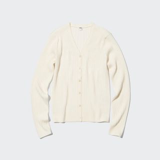 ユニクロ(UNIQLO)のUNIQLO エクストラファインメリノショートリブカーディガン(ニット/セーター)