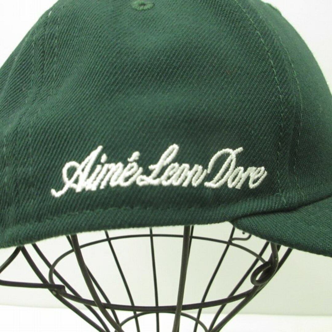 NEW ERA(ニューエラー)のニューエラ ×エメレオンドレ ロゴ刺繡 キャップ 帽子 緑 59.6㎝ メンズの帽子(その他)の商品写真