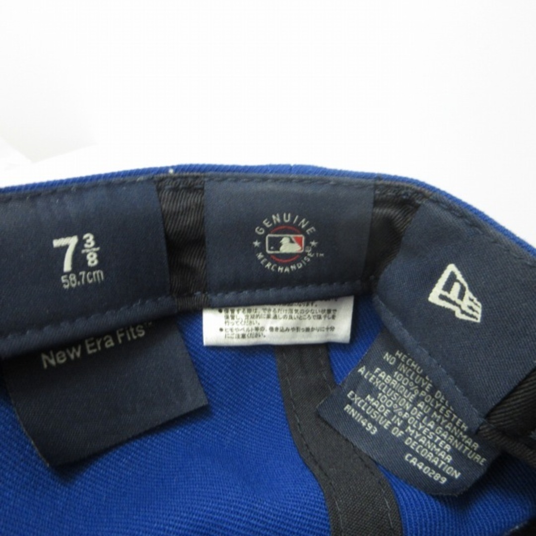 NEW ERA(ニューエラー)のニューエラ NEW ERA ×Kith ロゴ刺繡 キャップ 帽子 青 58.7㎝ メンズの帽子(その他)の商品写真