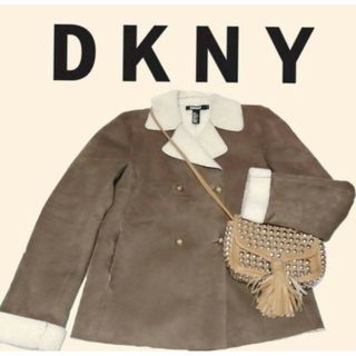 DKNY ムートンショート丈JK