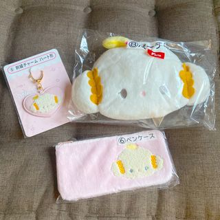 サンリオ(サンリオ)のこぎみゅん　サンリオ当たりくじ　刺繍チャームとペンケースとポーチセット(キャラクターグッズ)