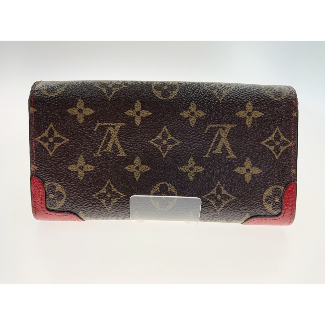 〇〇LOUIS VUITTON ルイヴィトン モノグラム ポルトフォイユ サラ レティーロ 二つ折り長財布 M61184 レッド 1