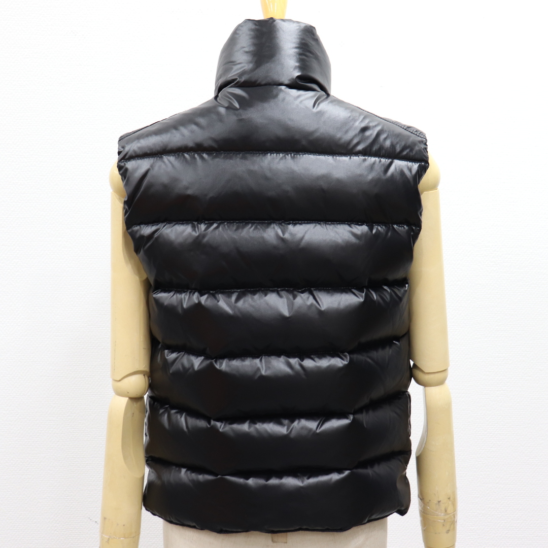 IT74OA4WPF5E 美品 国内正規品 MONCLER モンクレール TIB ダウンベスト アウター トップス ブラック 黒 メンズ サイズ0