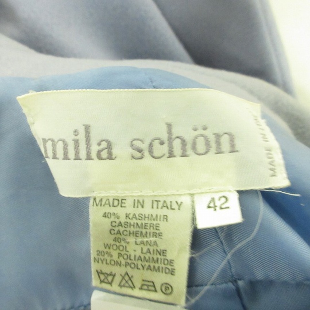 mila schon(ミラショーン)のミラショーン ヴィンテージ カシミヤ ロングコート 42 約L～XL IBO44 レディースのジャケット/アウター(その他)の商品写真