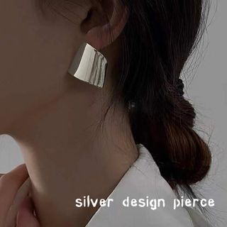 silver design pierce(ピアス)