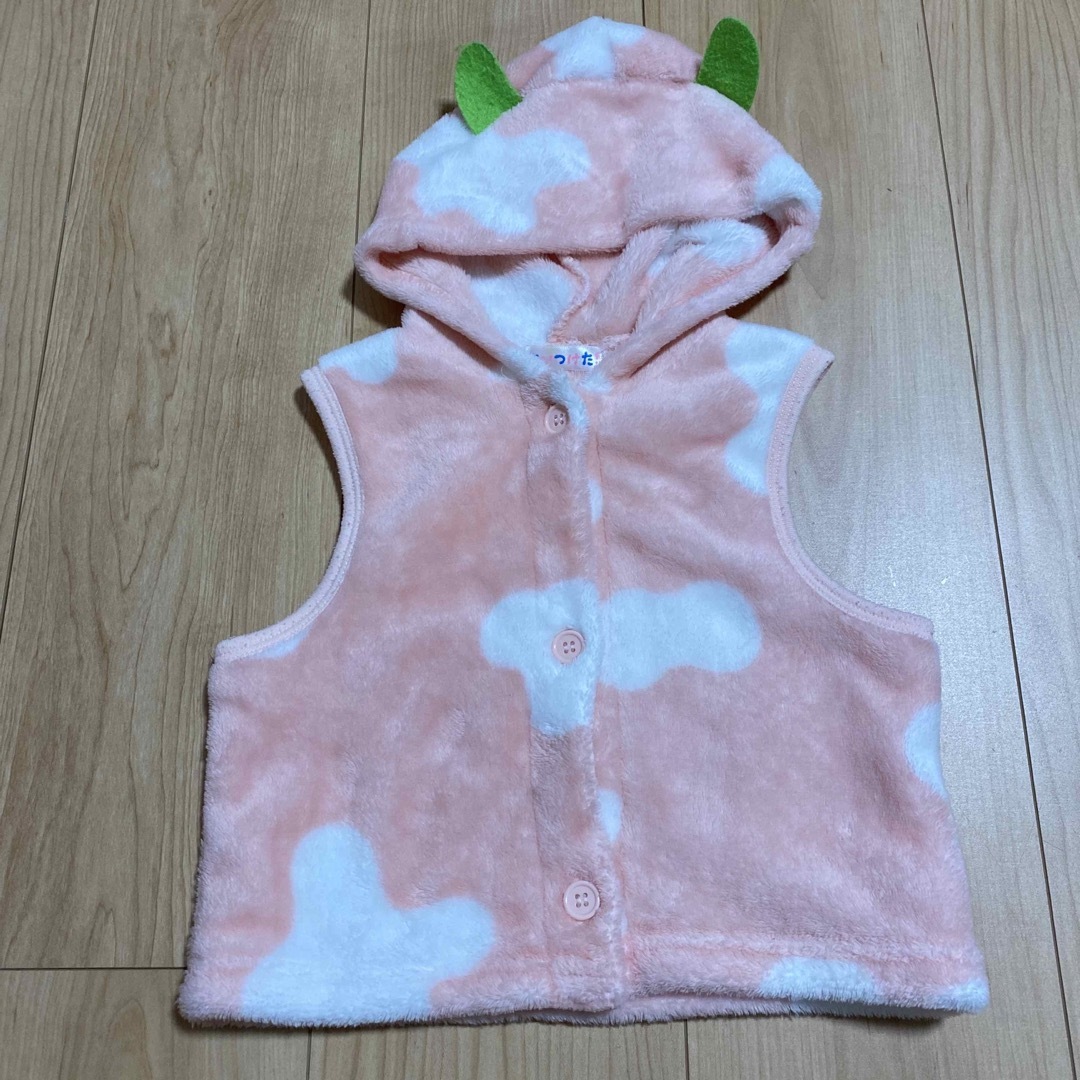 90センチ　子供　ベビー　ベスト キッズ/ベビー/マタニティのキッズ服女の子用(90cm~)(ジャケット/上着)の商品写真