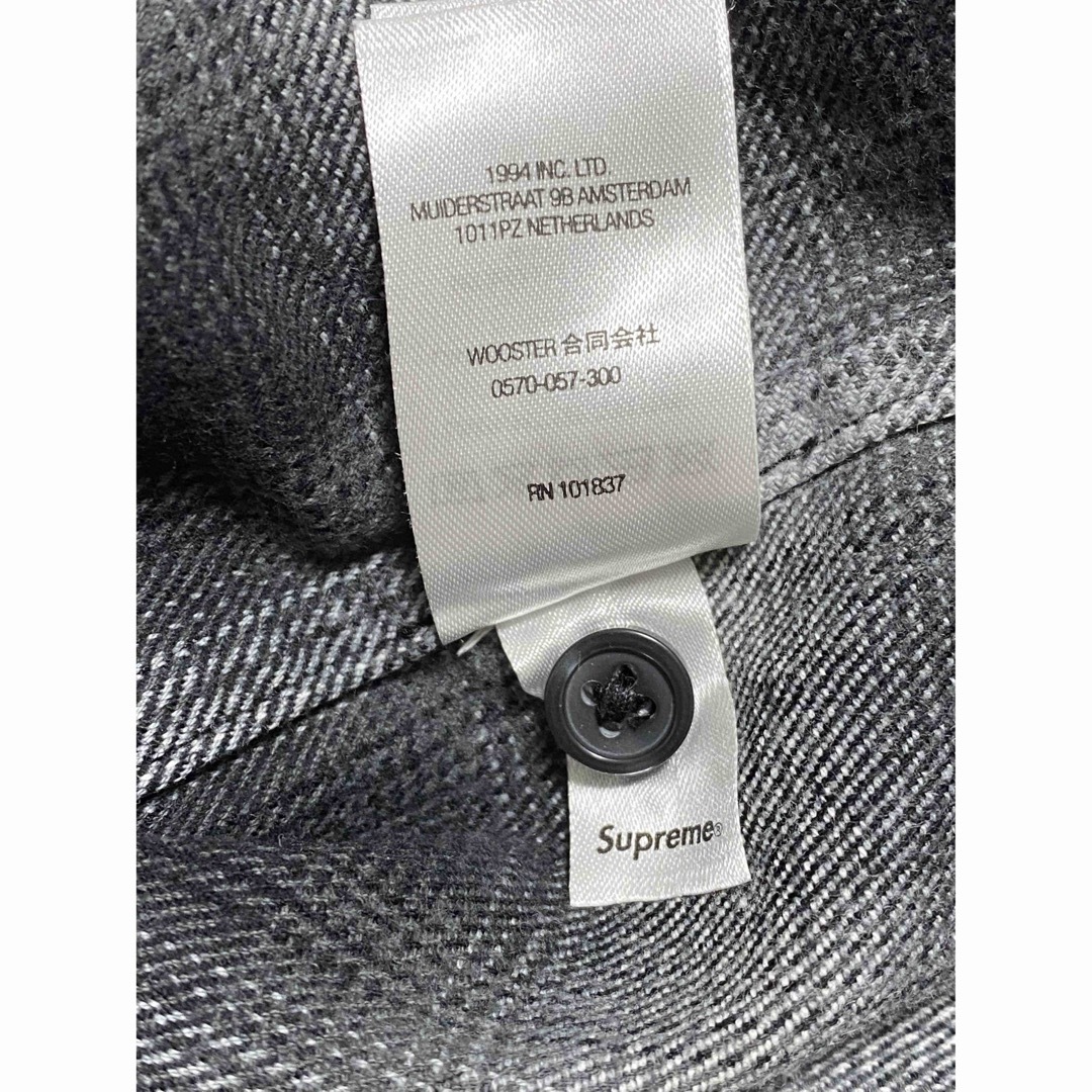 Supreme - supreme shadow plaid flannel zip up キムタクの通販 by 二