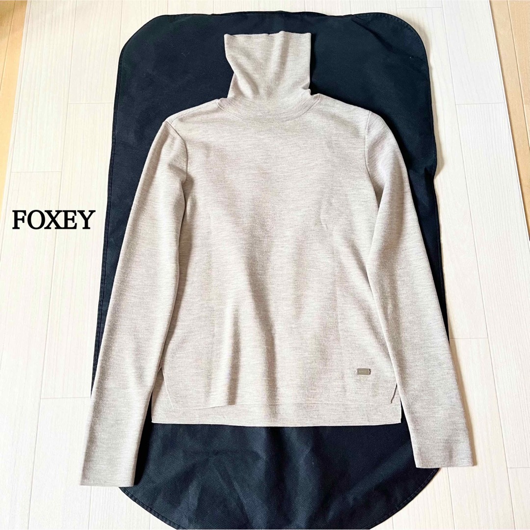 フォクシー FOXEY グレースウールタートルセーター