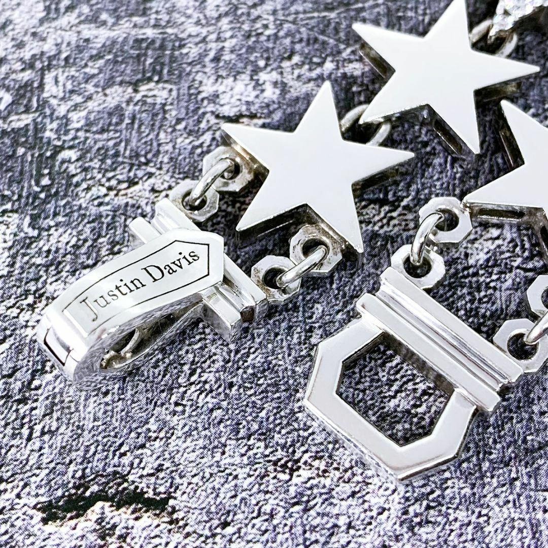 Justin Davis - 定価18.2万☆Justin Davis ジルコニア装飾スター Justin Davis - 定価18.2万☆Justin Davis ジルコニア装飾スター