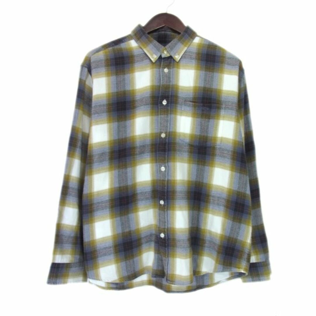 シュプリーム Supreme ■ 22SS 【 Brushed Plaid Flannel Shirt 】 ブラッシュド プレイド フランネル 長袖 シャツ w15797