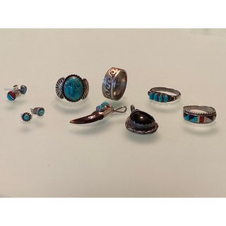 シルバーアクセサリー　9点(その他)