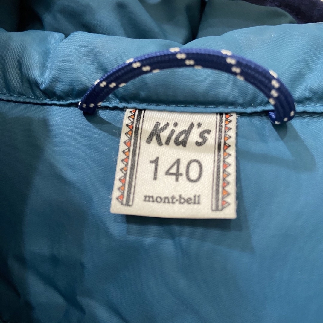 mont bell(モンベル)のモンベル　mont bellダウン　140 キッズ/ベビー/マタニティのキッズ服男の子用(90cm~)(ジャケット/上着)の商品写真