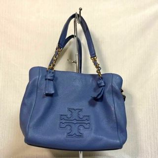 トリーバーチ(Tory Burch)のお値下げ！ トリーバーチ ハンドバッグ ショルダーバッグ 青 レディース(ハンドバッグ)