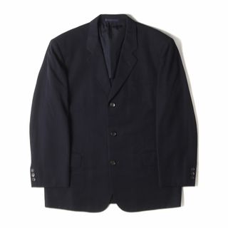 コムデギャルソン(COMME des GARCONS)のCOMME des GARCONS コムデギャルソン ジャケット サイズ:M 94AW ウール 3B テーラードジャケット HJ-02001 パワーショルダー ブレザー 紺ブレ HOMME 田中オム アーカイブ ネイビー 紺 アウター フォーマル ブランド【メンズ】【中古】(テーラードジャケット)