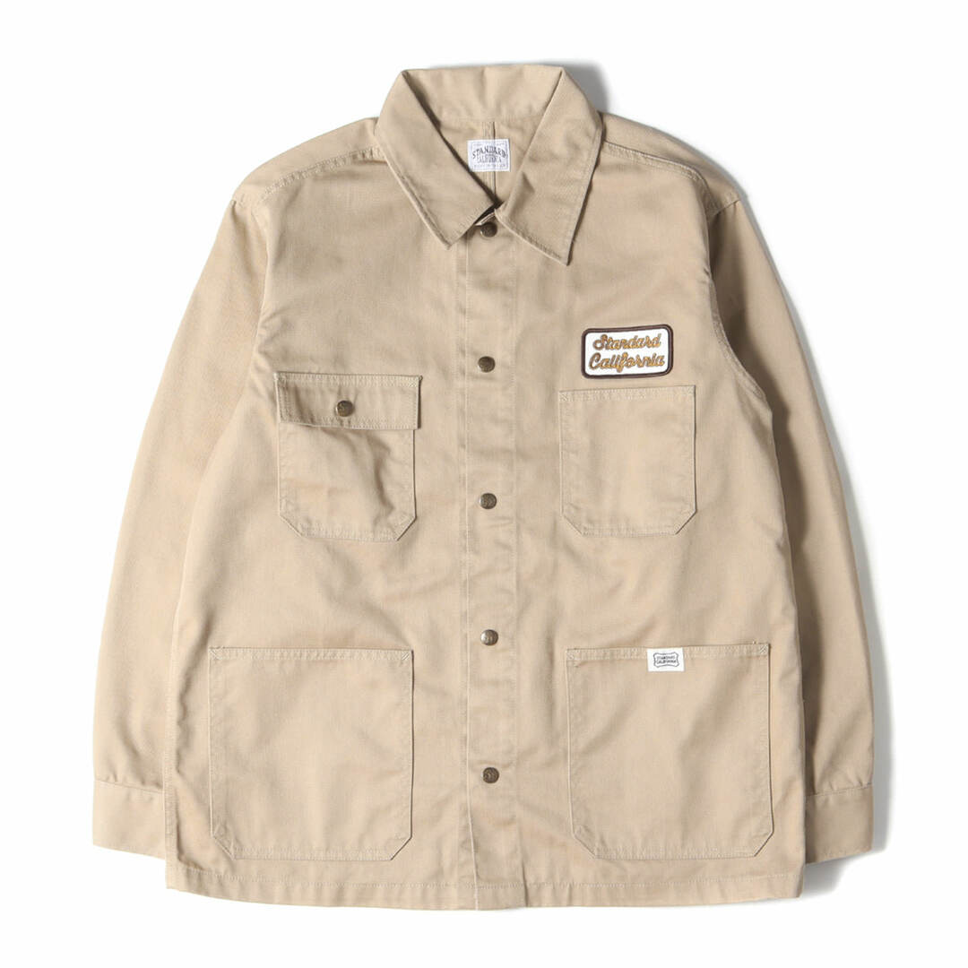 STANDARD CALIFORNIA スタンダードカリフォルニア カバーオール サイズ:L ポリコットンツイル ワーク ジャケット T/C  Coverall Jacket 21SS ベージュ アウター ブルゾン シンプル カジュアル ブランド ミリタリー【メンズ】【中古】【美品】 |  フリマアプリ ...