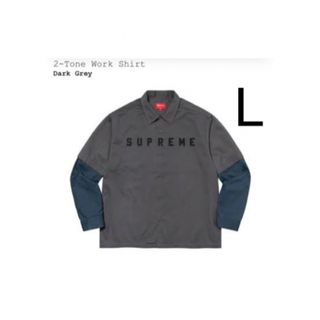 M Supreme 2-Tone Work Shirt dark grey