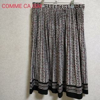 コムサイズム(COMME CA ISM)のCOMME CA ISM　コムサイズム　プリーツスカート　レトロ(ひざ丈スカート)