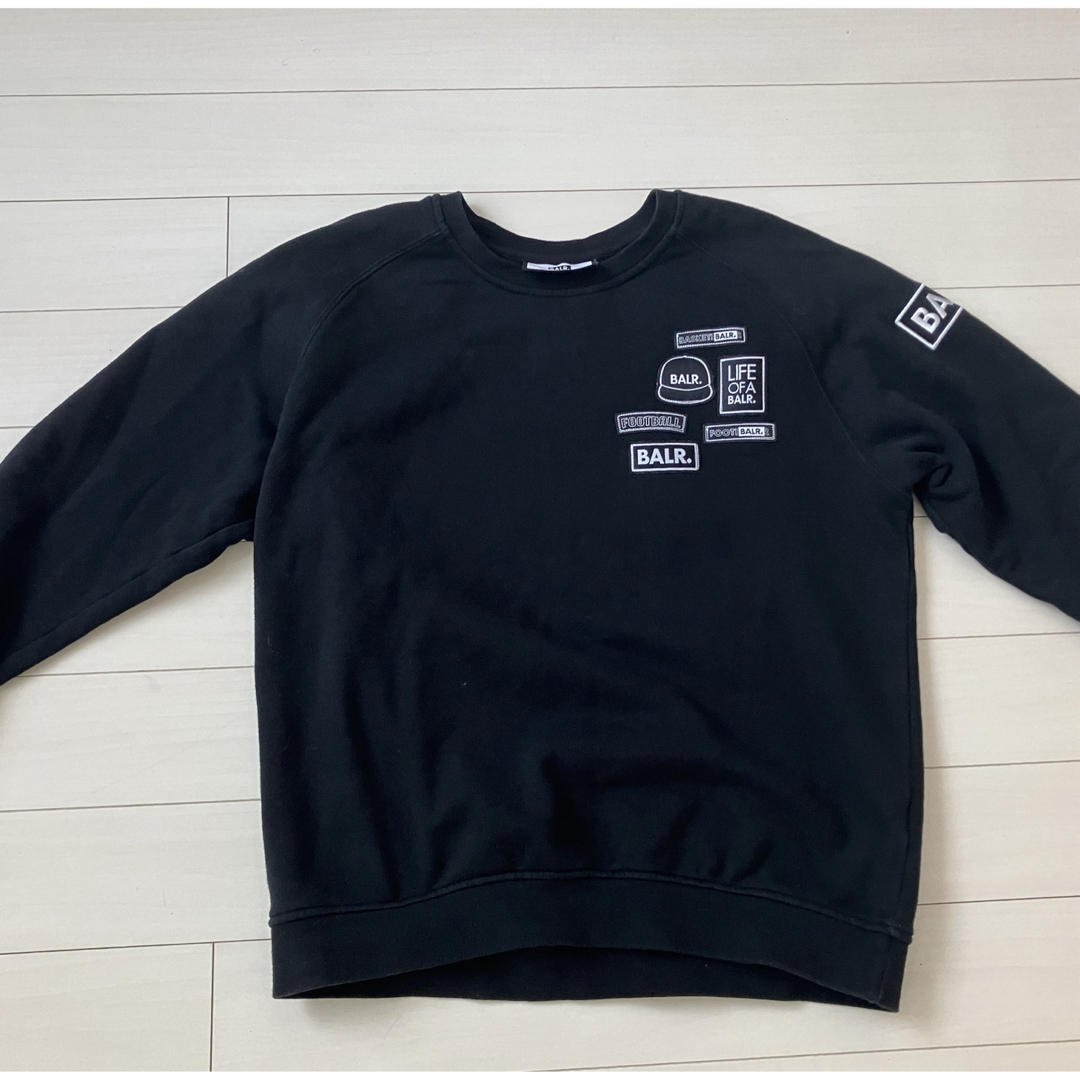 ❤️BALR badge crew neck sweater スウェット　バッジ