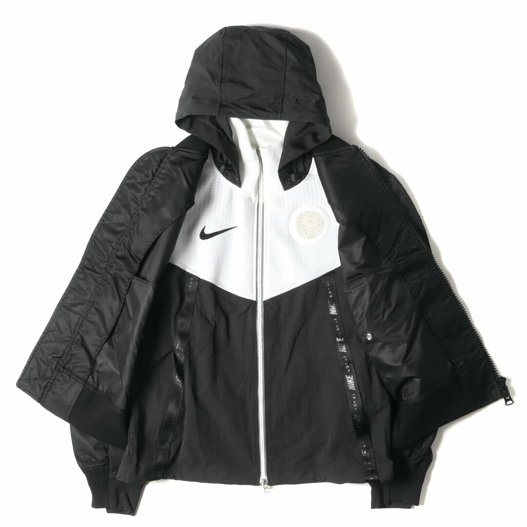 NIKE ナイキ ×sacai サカイ 21AW NRG LAYERED JKT ロゴプリント