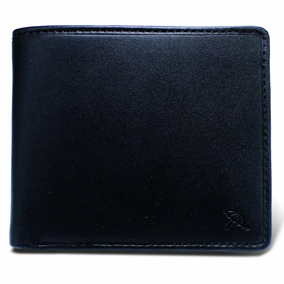 【色: black】アーノルドパーマー 二つ折り財布 メンズ 財布 純札入 シー