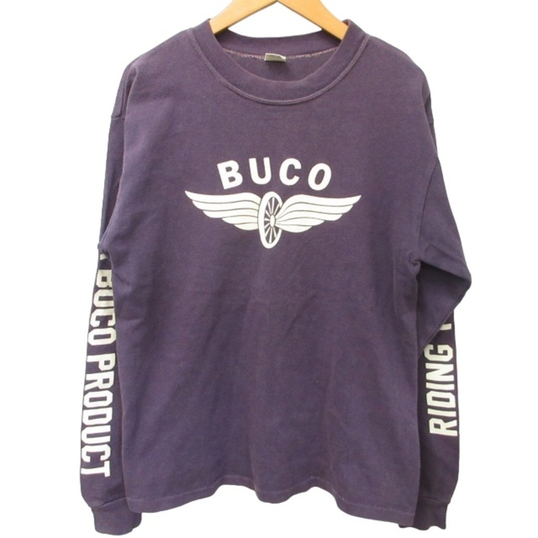 ザリアルマッコイズ BUCO Tシャツ カットソー ロンT 紫 M IBO44